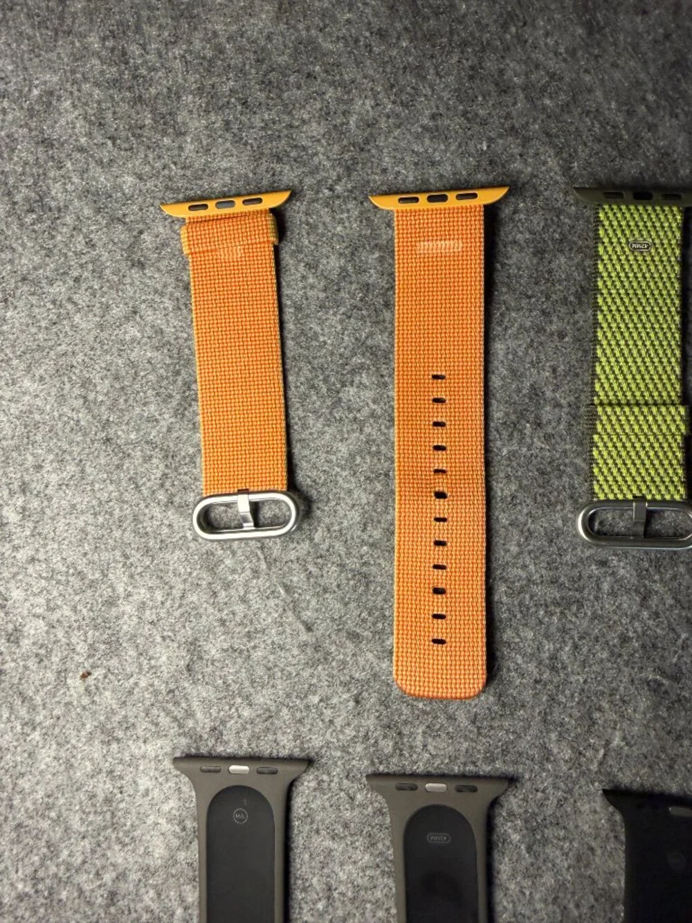 Apple Watch Band Lot of 7 Pairs Mixed Styles and Colors